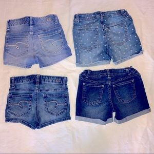 Girls Size 8 Denim Shorts - 4 pair